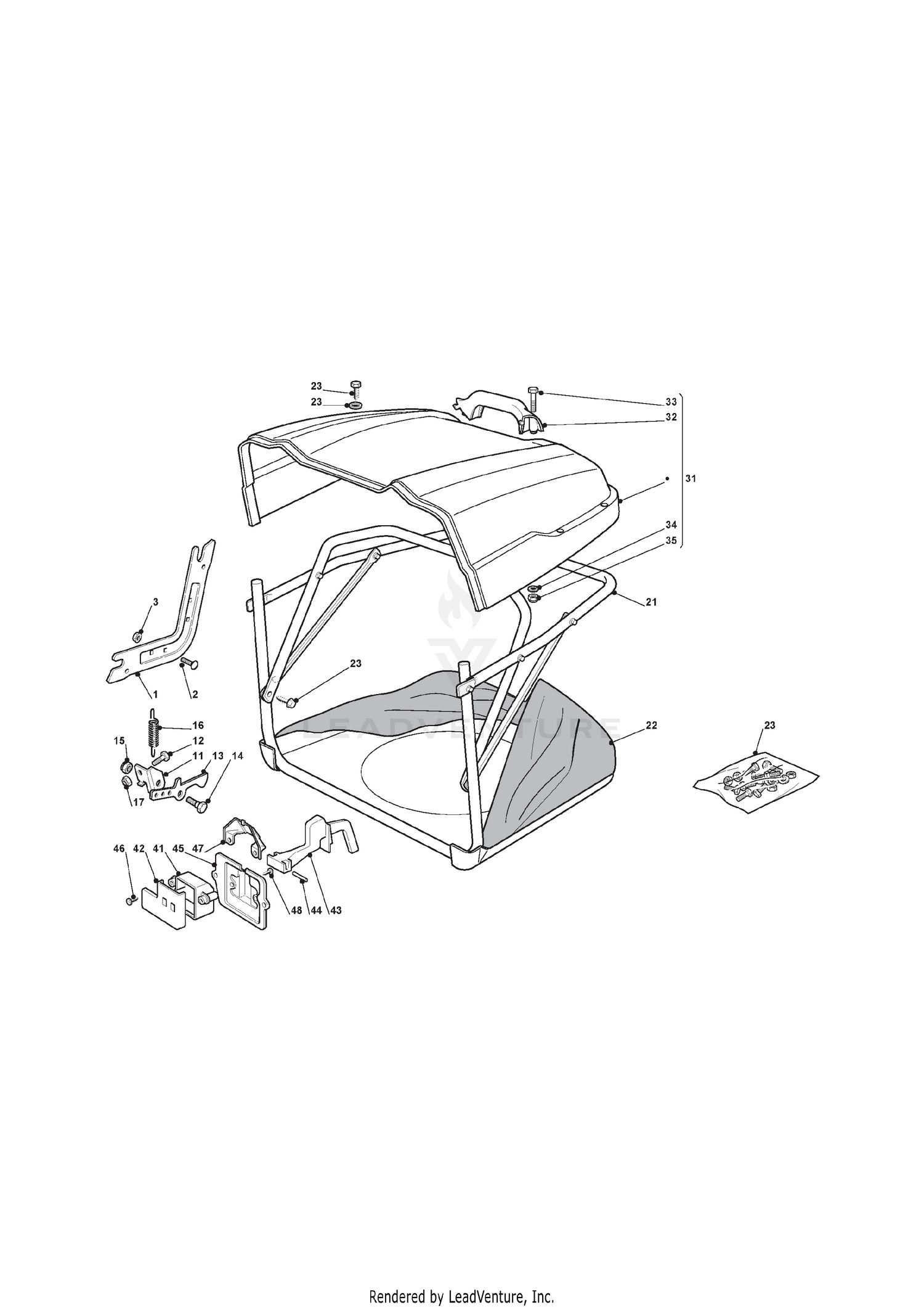 Grass-Catcher Low End - 260 lt