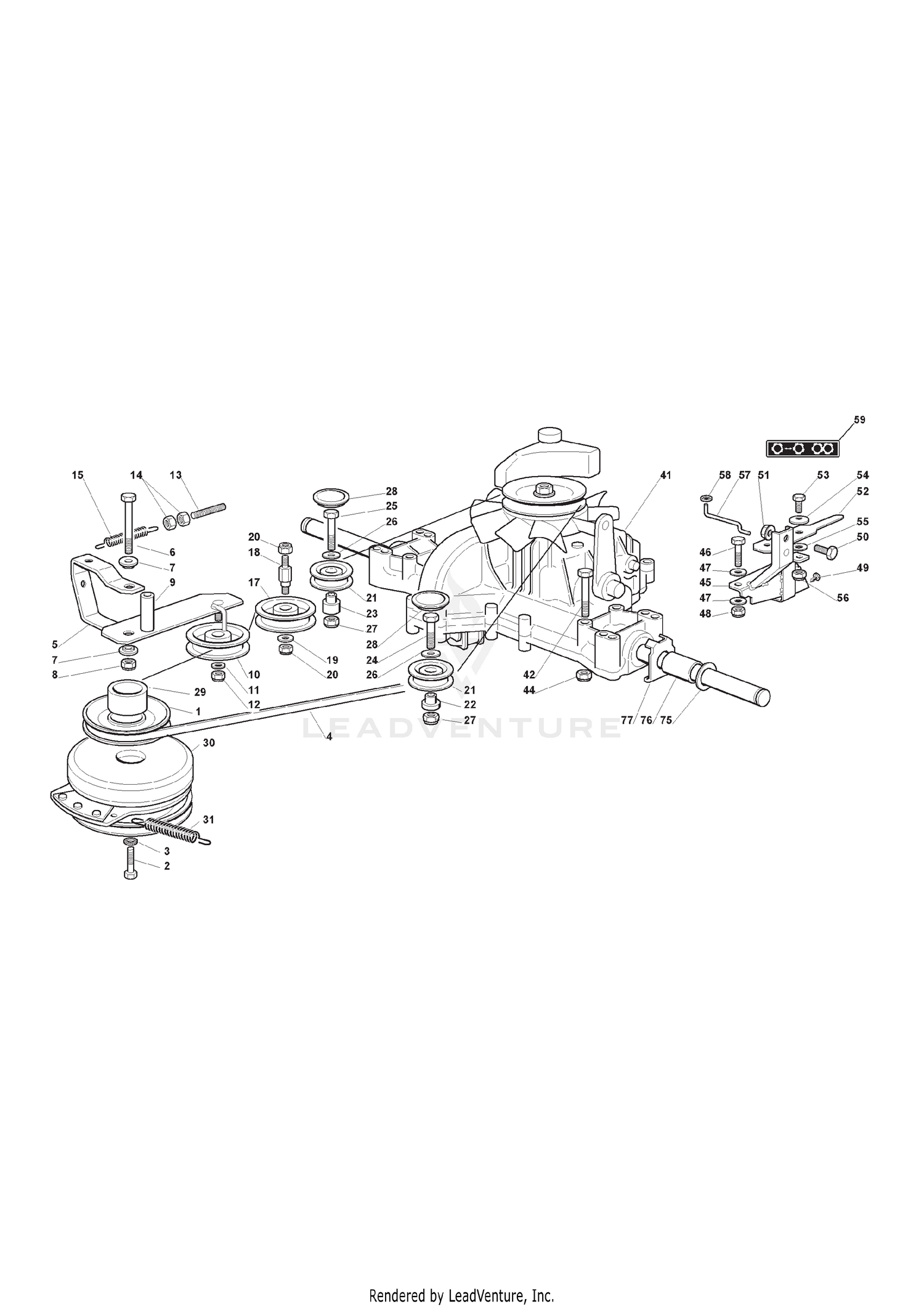 TT Transmission with Warner Electromagnetic Clutch
