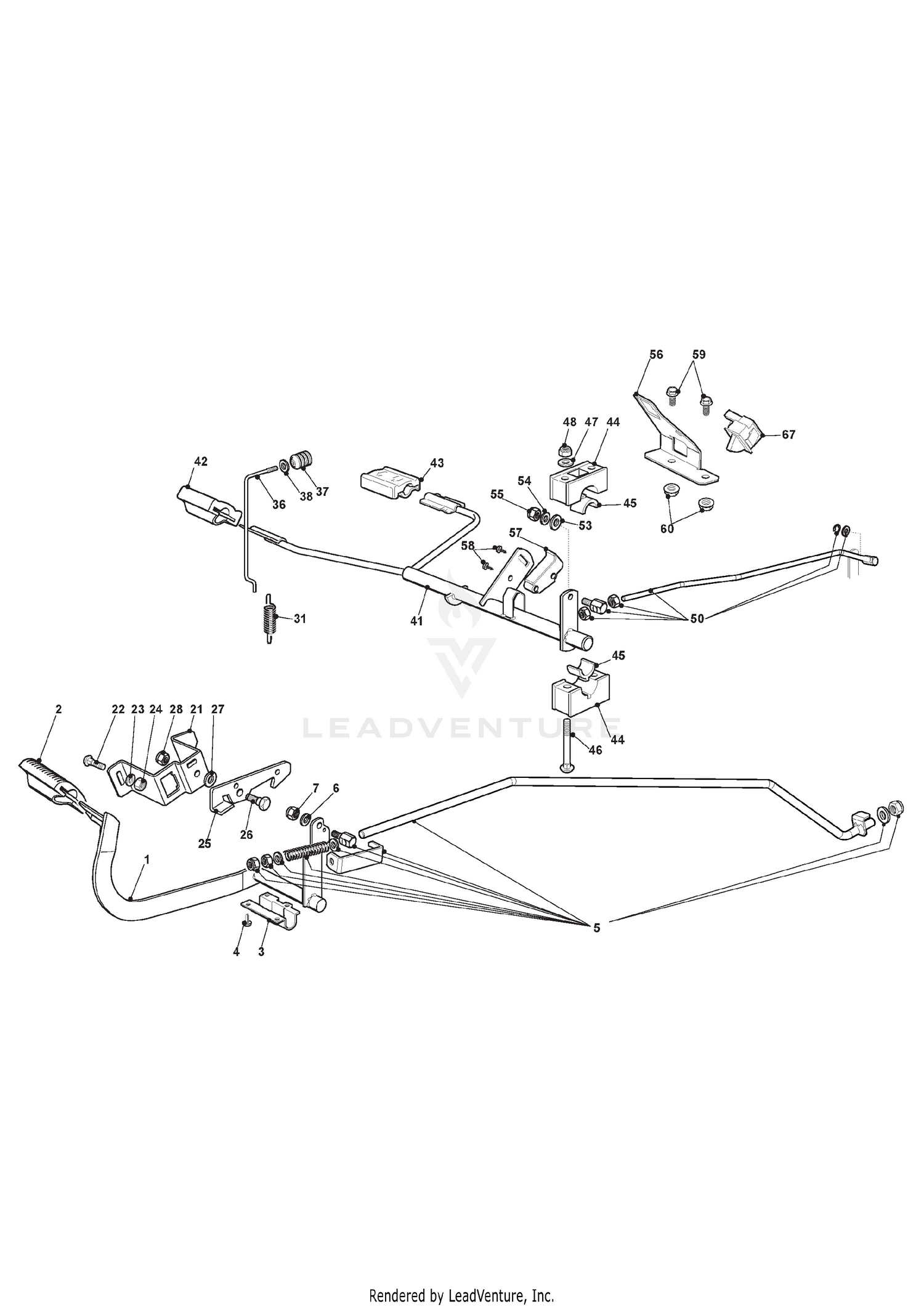 Brake And Gearbox Controls - HydroGear