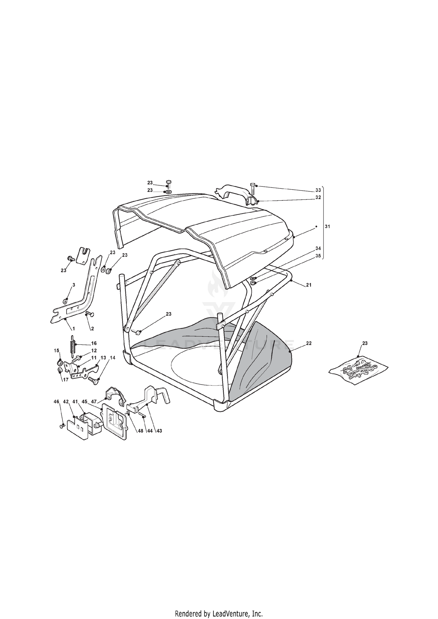 Grass-Catcher Low End - 260 lt