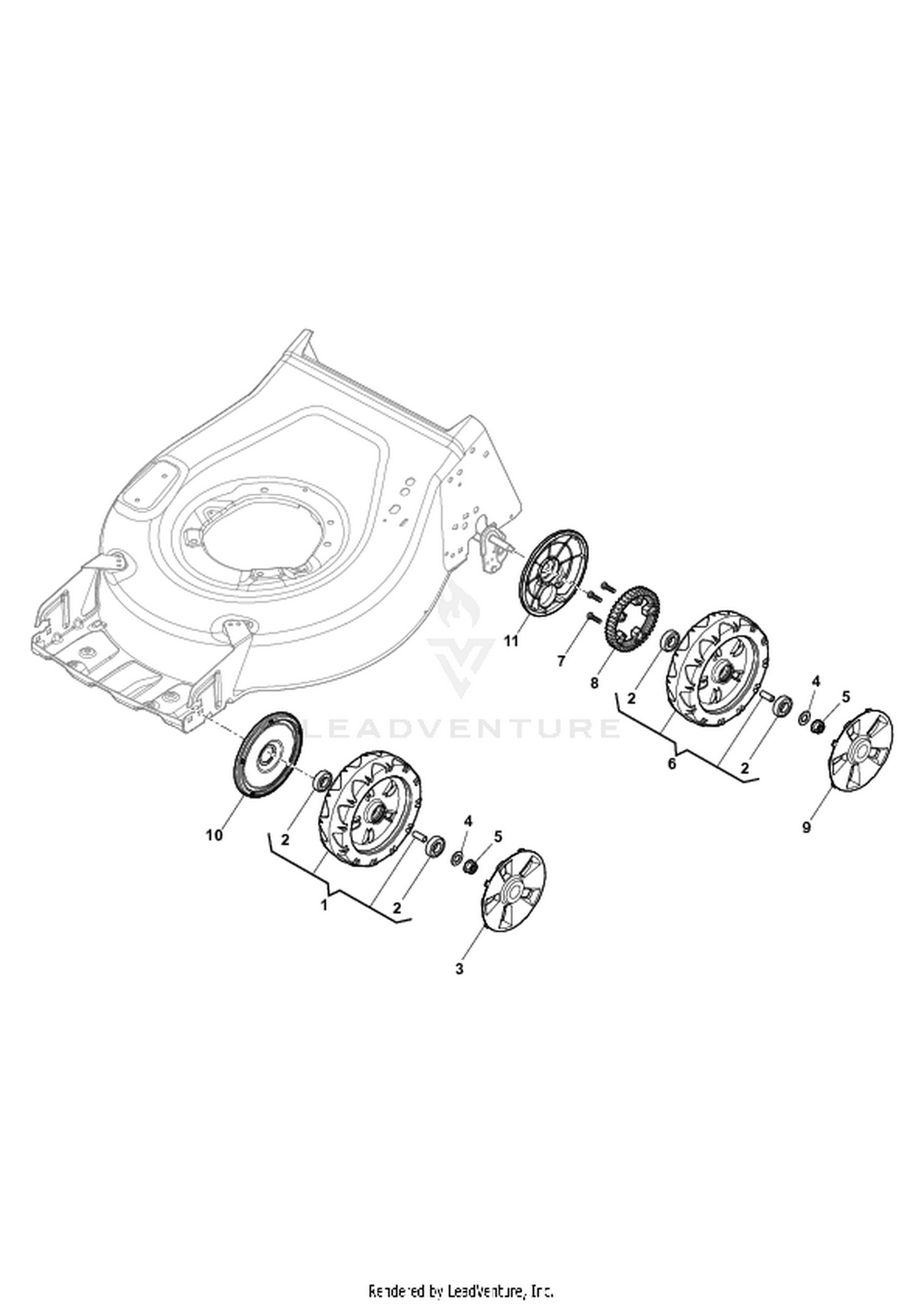Wheel and Hub Cap