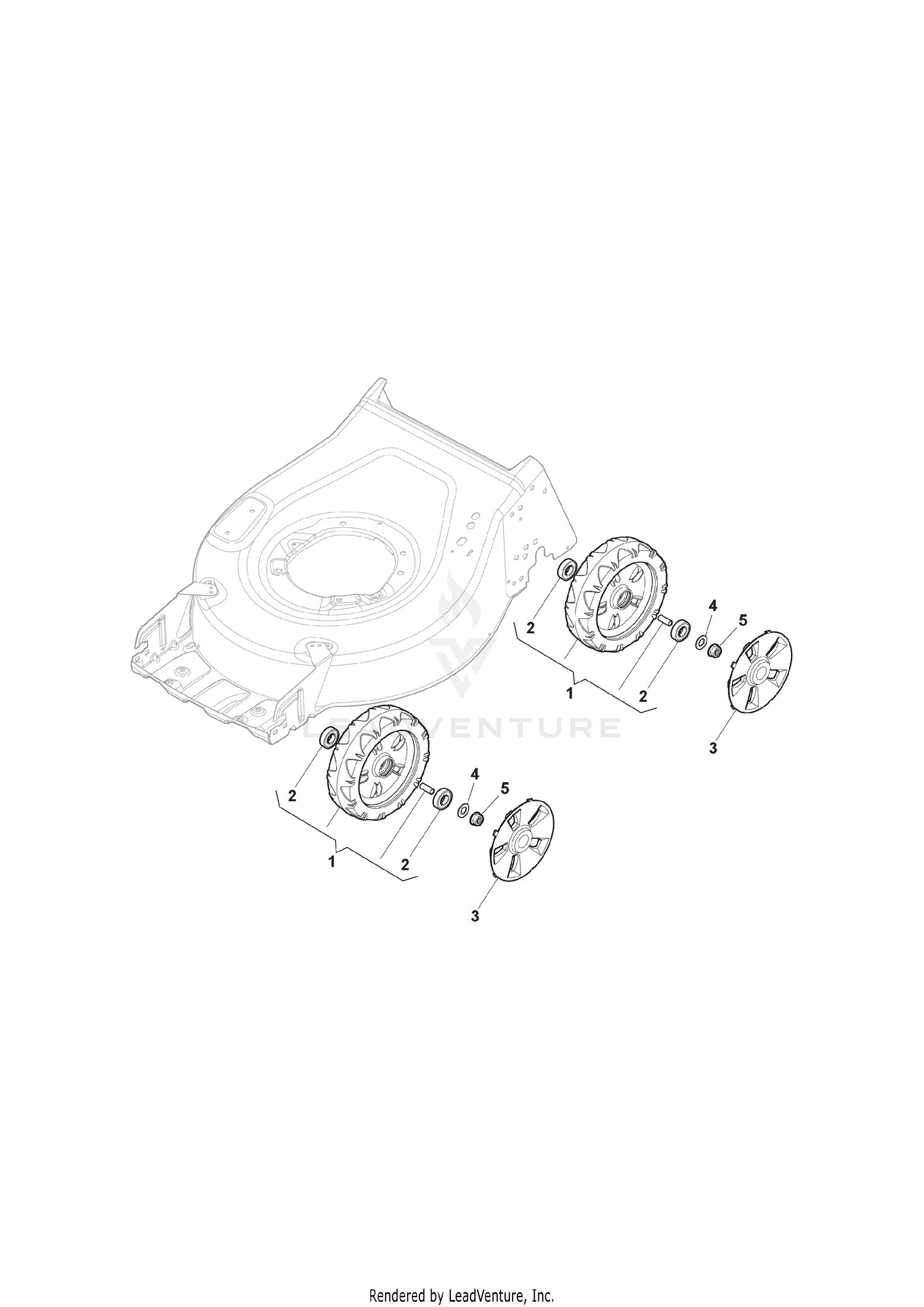Wheel and Hub Cap