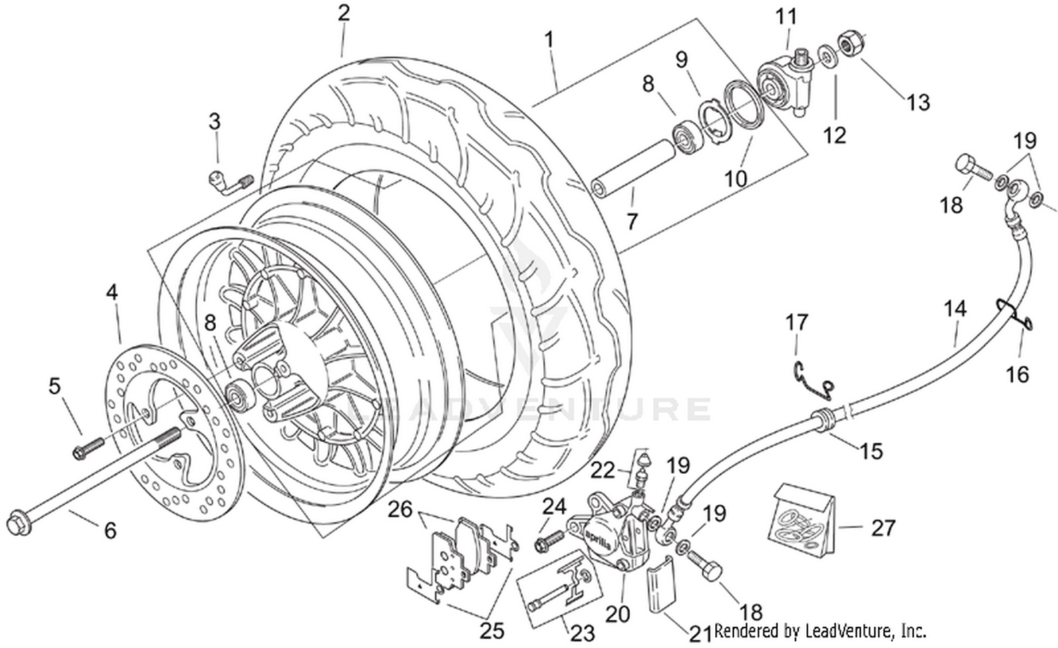 Front wheel - RETRO