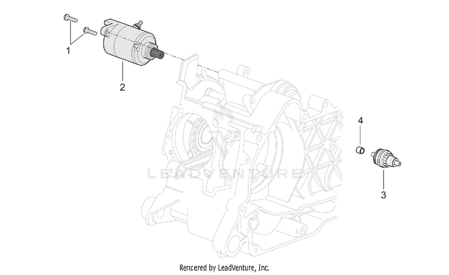 Starter motor - Ignition unit