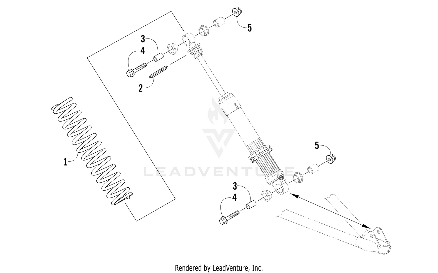 FRONT SHOCK ABSORBER ASSEMBLY [104494]