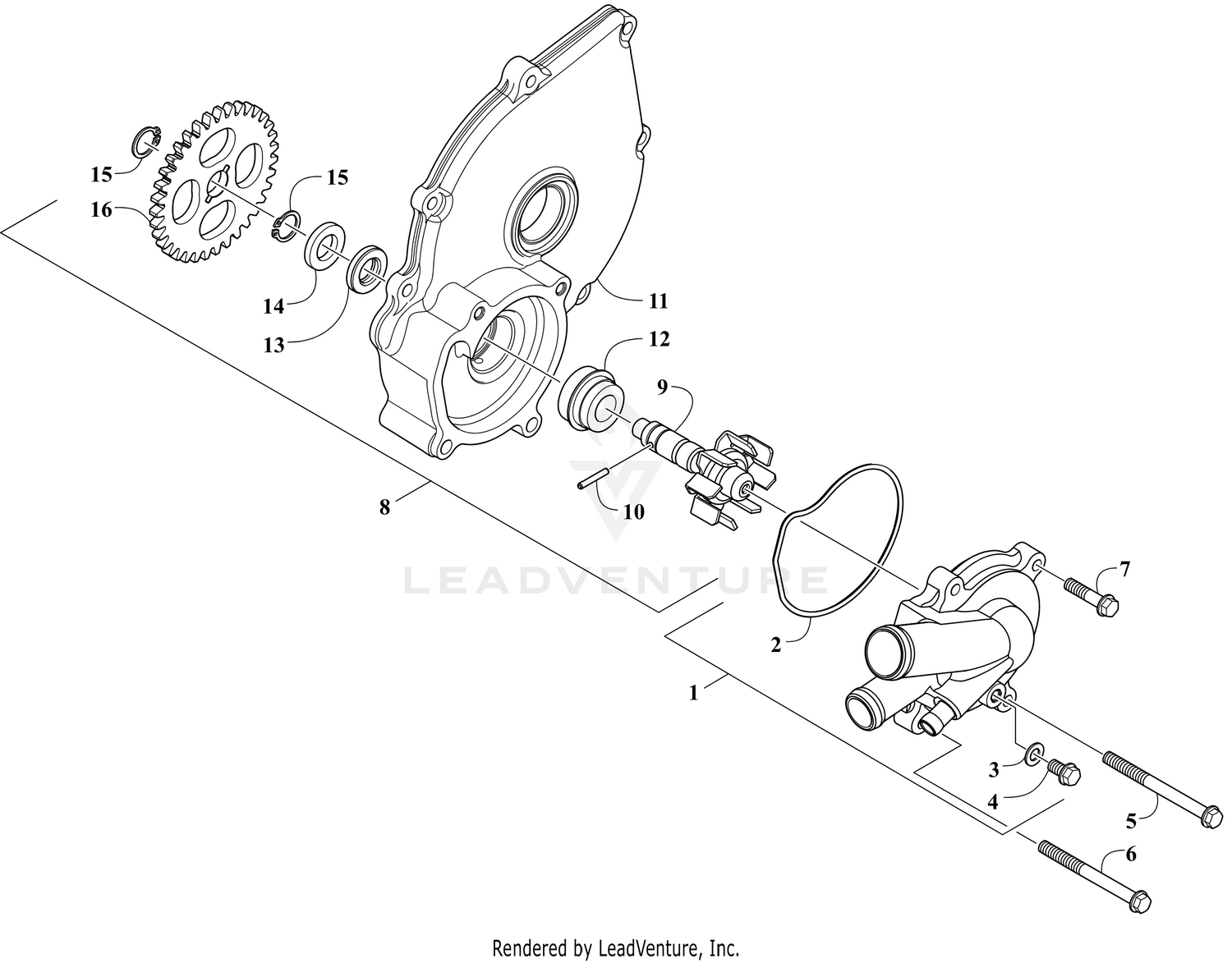 WATER PUMP ASSEMBLY [304008]