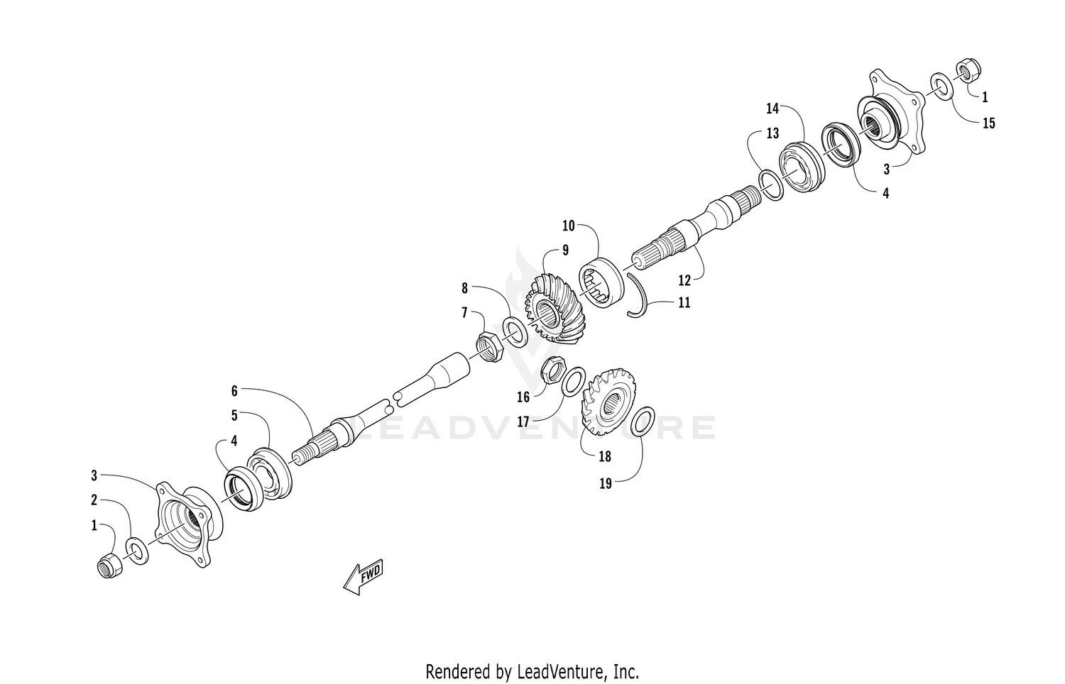 SECONDARY DRIVE ASSEMBLY [104257]