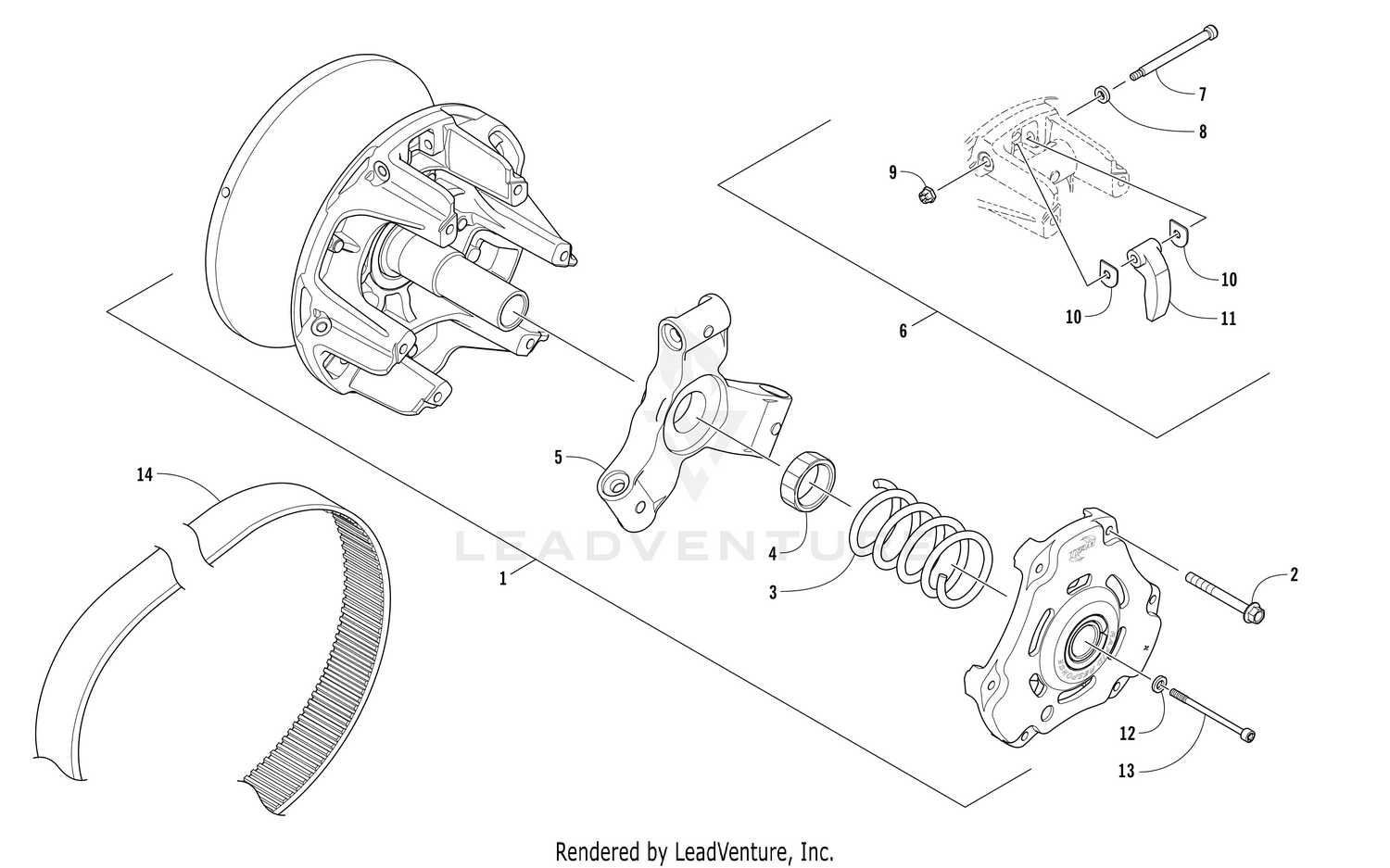 DRIVE CLUTCH [105844]
