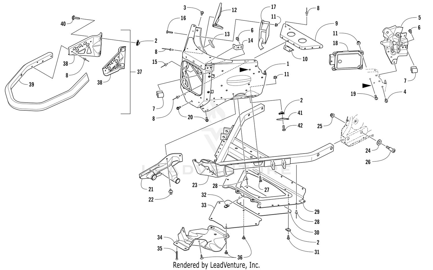 FRONT BUMPER AND FRAME ASSEMBLY [104497]