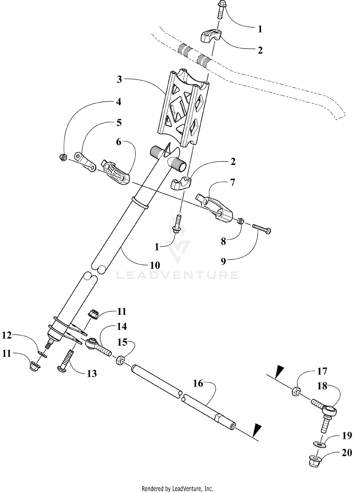 STEERING POST ASSEMBLY [110172]