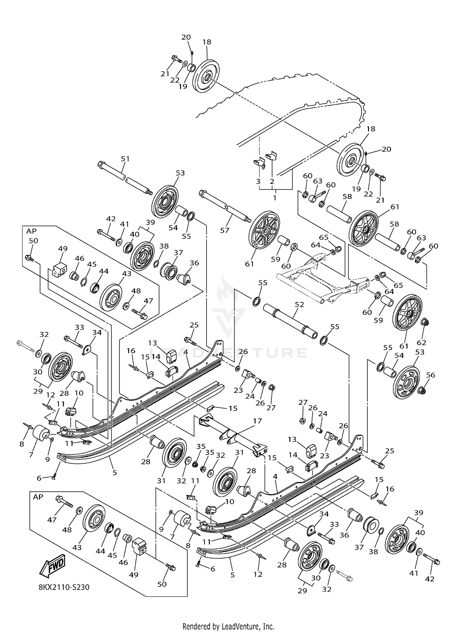 TRACK SUSPENSION 1 [106349]