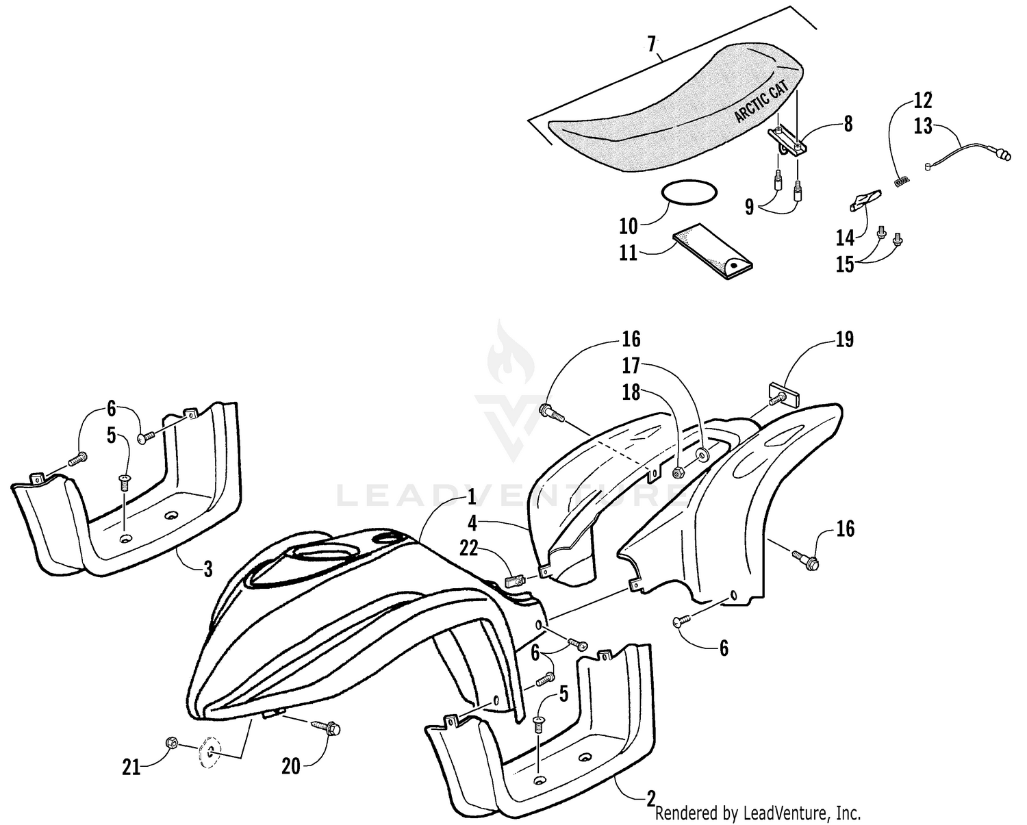 BODY AND SEAT ASSEMBLY [78549]