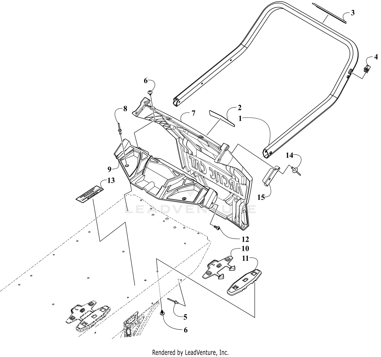 REAR BUMPER [111277]