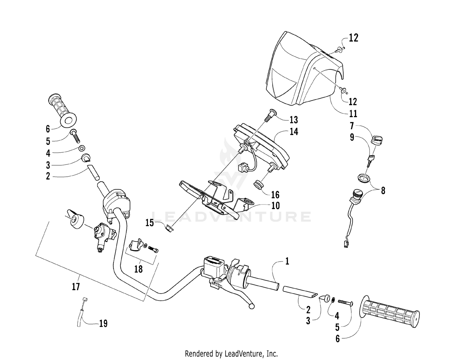 HANDLEBAR ASSEMBLY [83285]