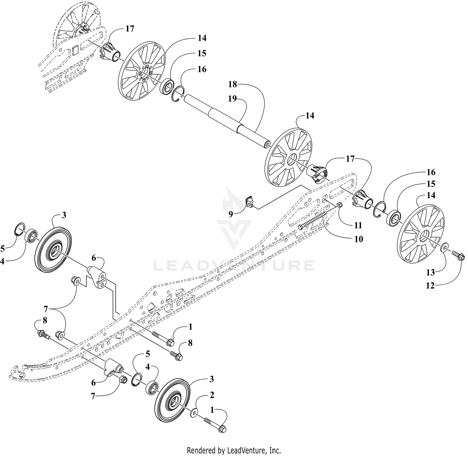 IDLER WHEEL ASSEMBLY [110659]