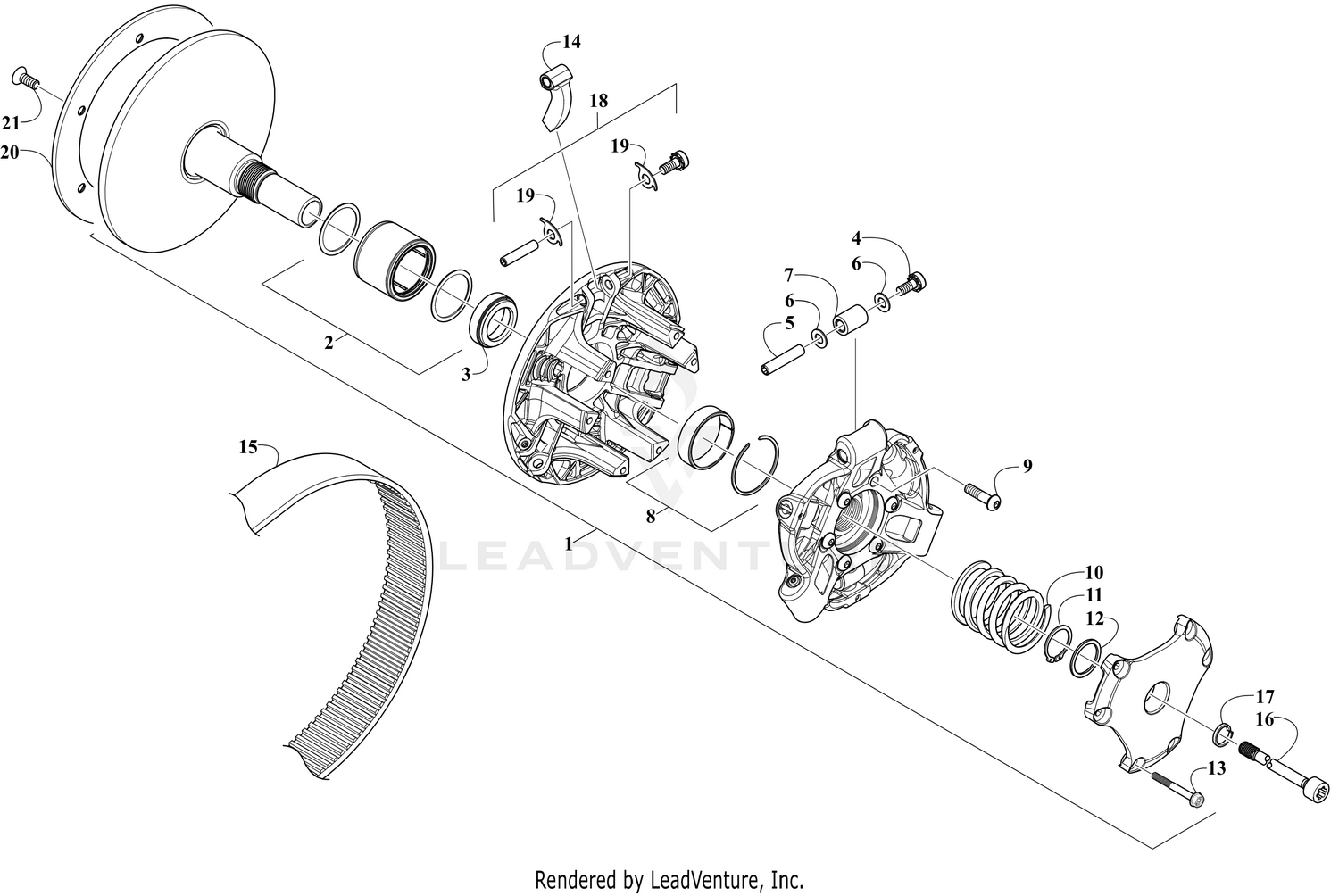 DRIVE CLUTCH [110557]