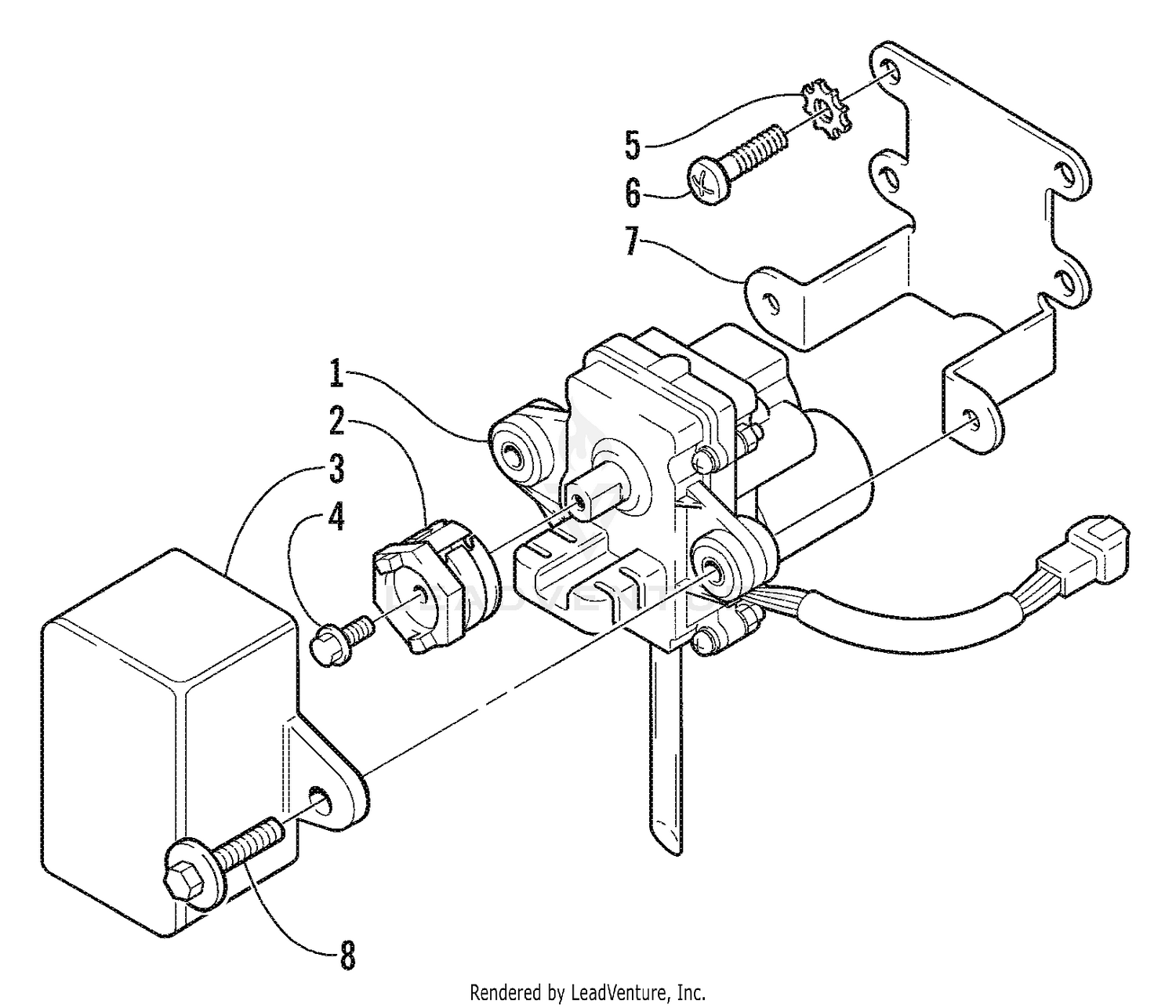 SERVOMOTOR ASSEMBLY [76315]