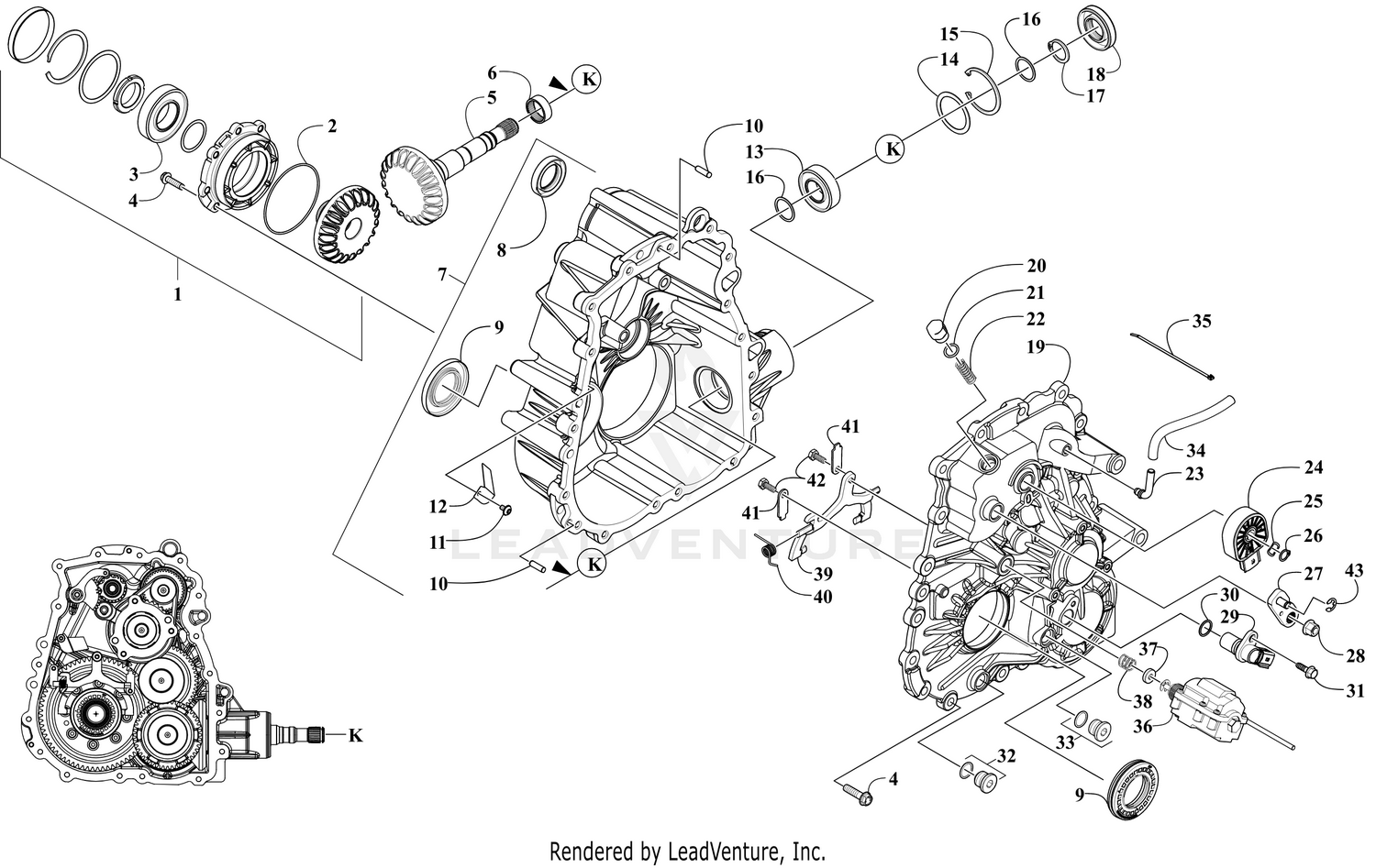 TRANSAXLE CASE/COVER [304386]