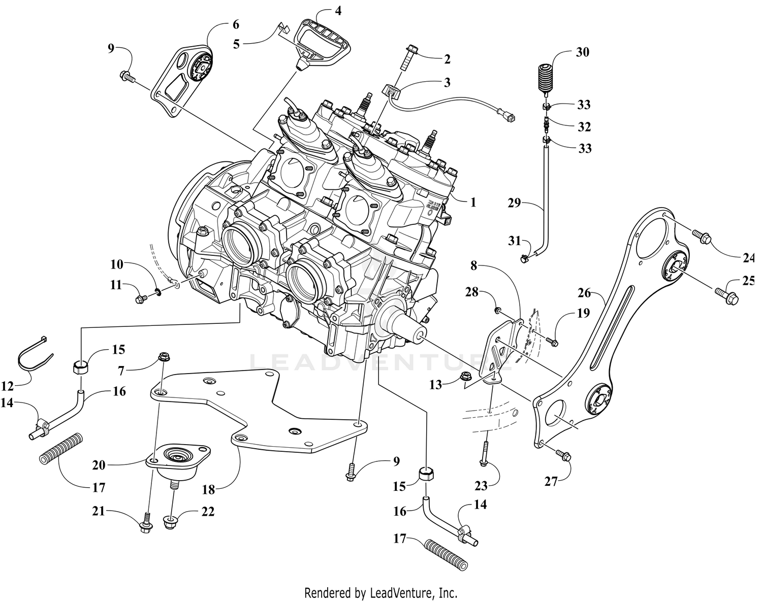 ENGINE AND RELATED PARTS [108985]