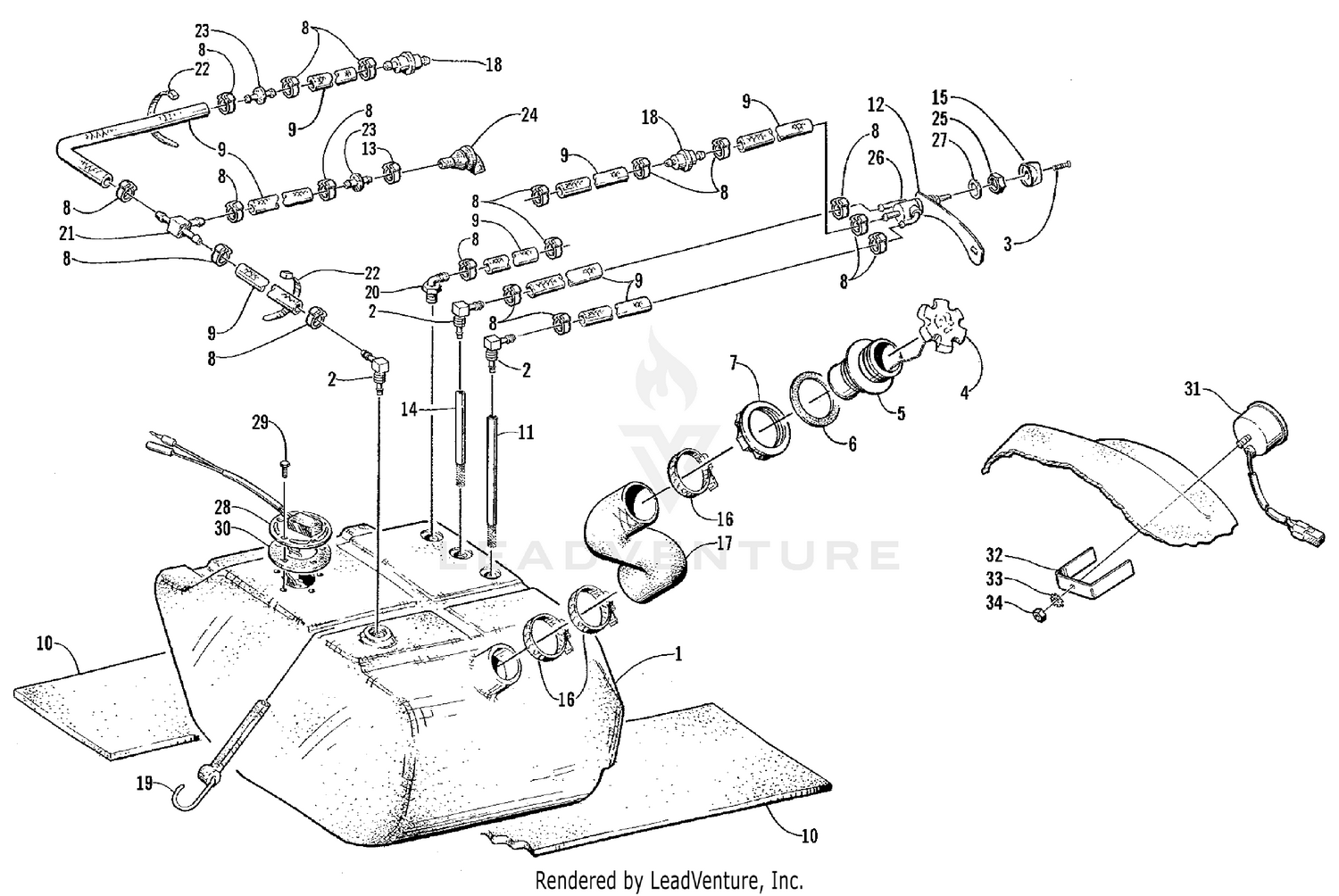GAS TANK ASSEMBLY [73391]