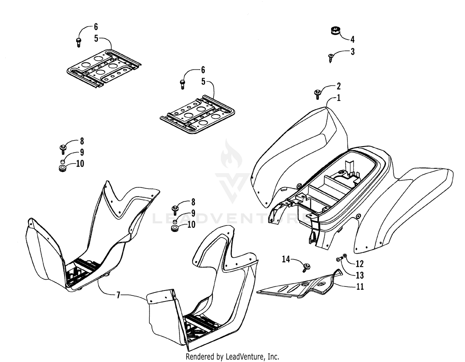 REAR BODY PANEL ASSEMBLY [85441]