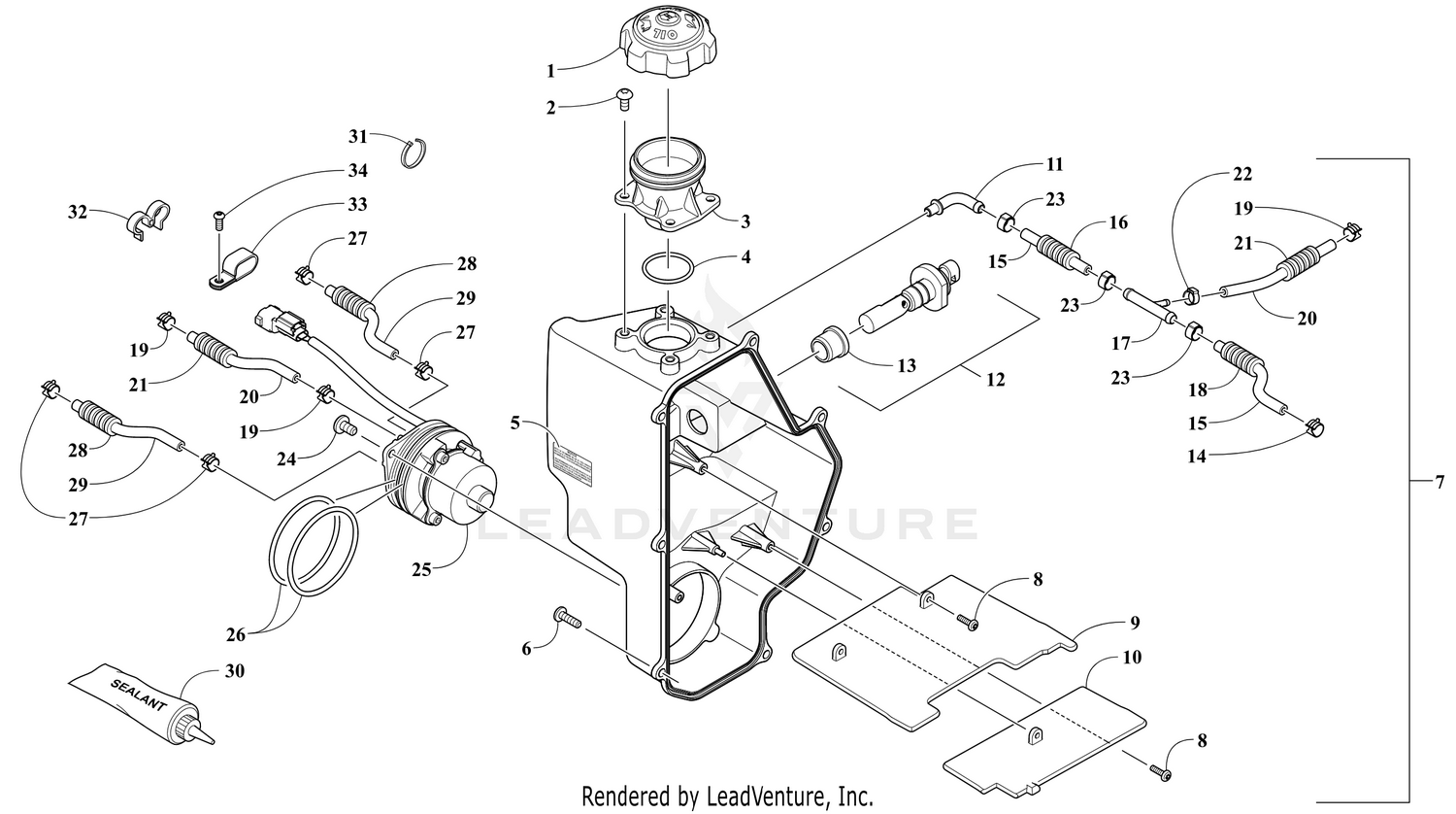OIL TANK ASSEMBLY [106191]