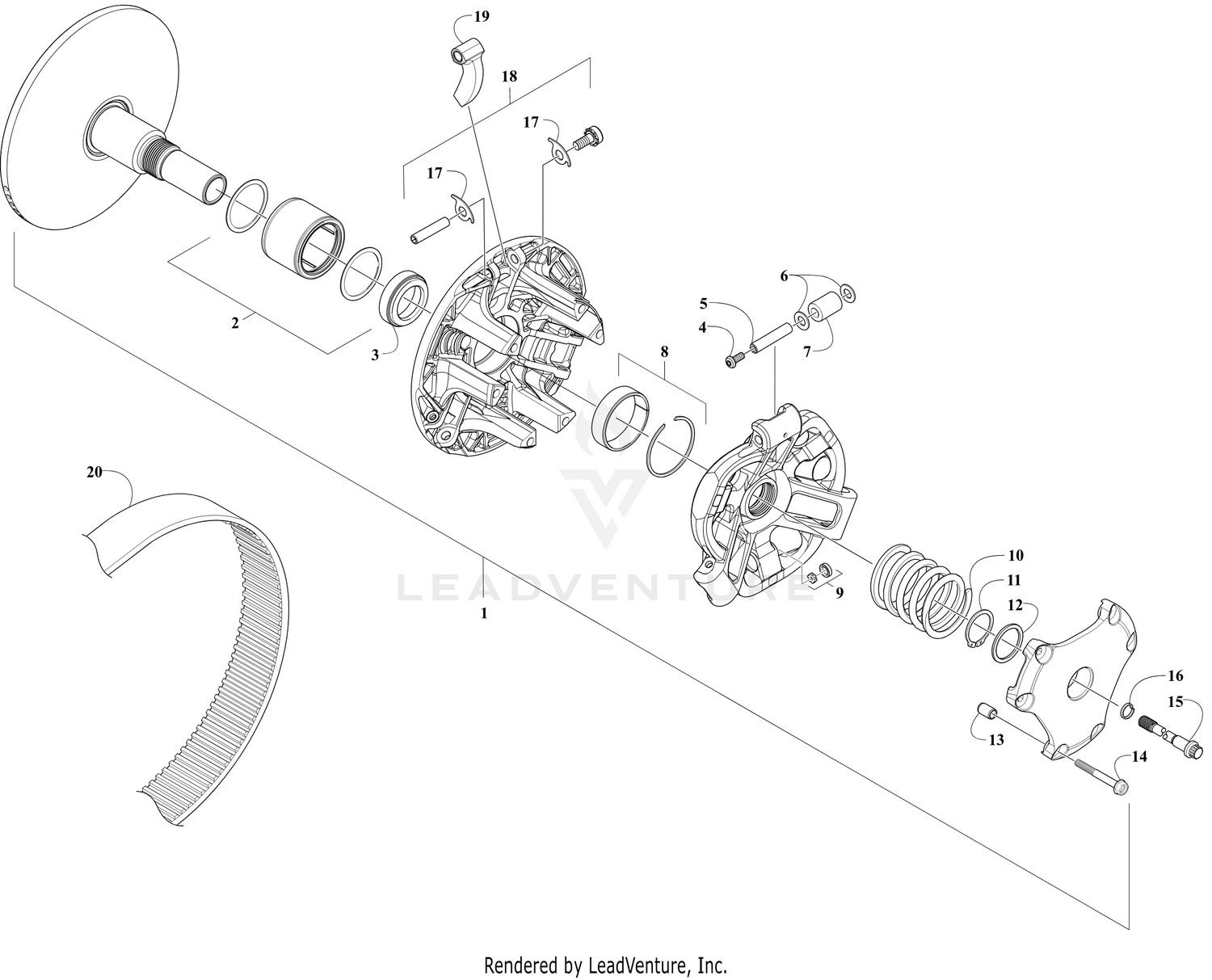 DRIVE CLUTCH [111307]