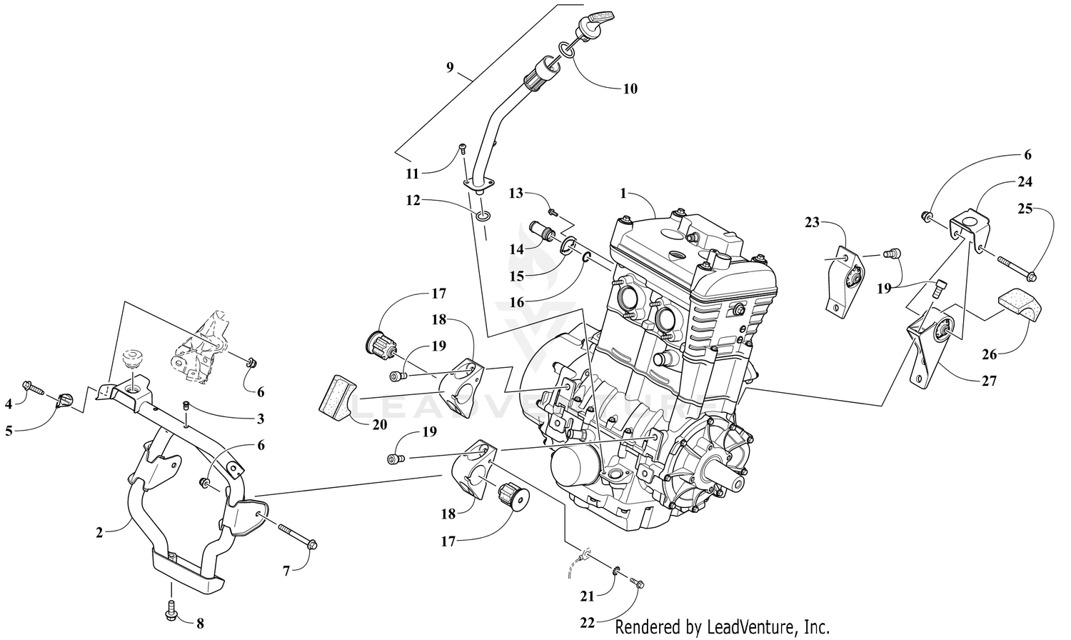 ENGINE AND RELATED PARTS [106318]