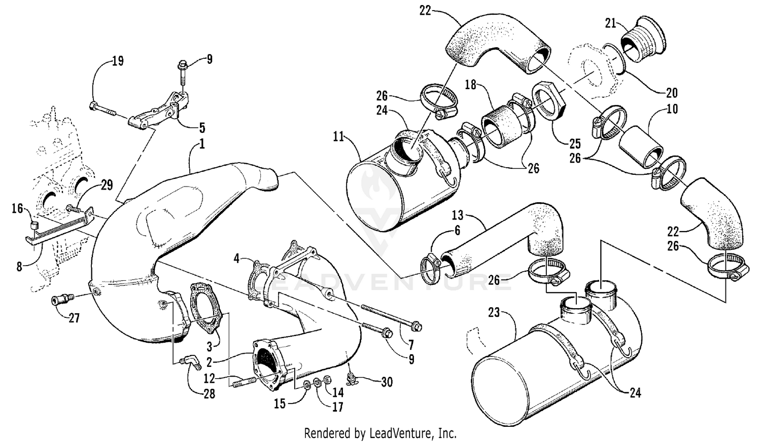 EXHAUST ASSEMBLY [73480]