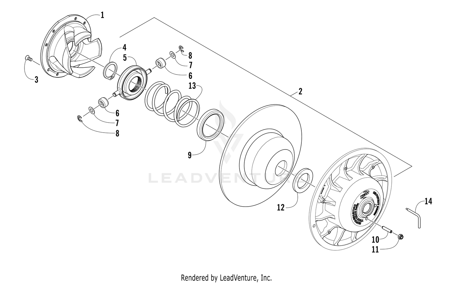 DRIVEN CLUTCH [102851]