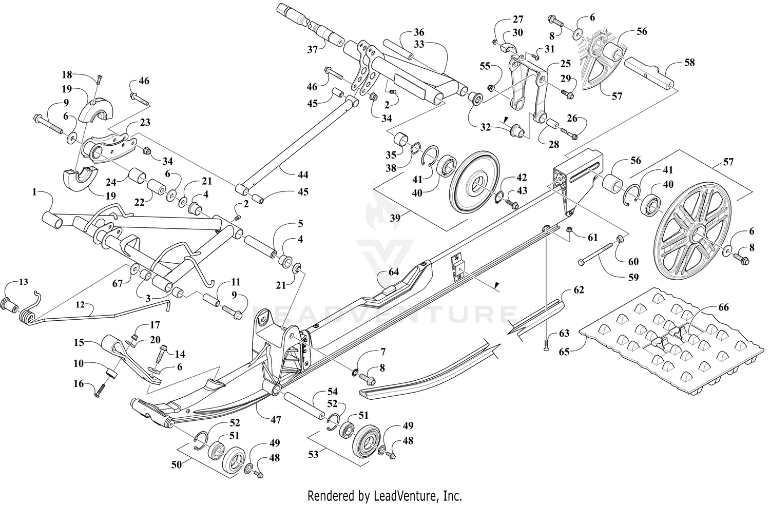 RAIL AND ARM ASSEMBLY [110927]