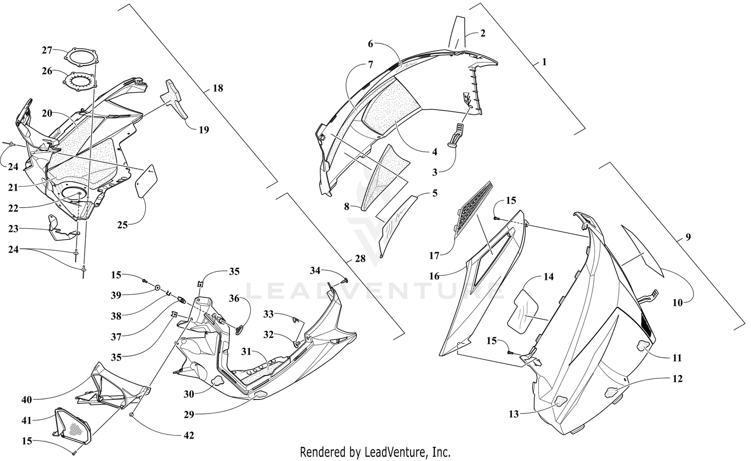SKID PLATE AND SIDE PANEL ASSEMBLY [108980]