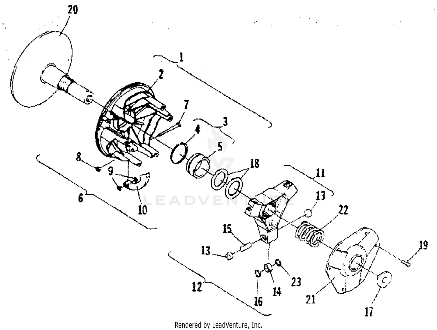 DRIVE CLUTCH [52585]