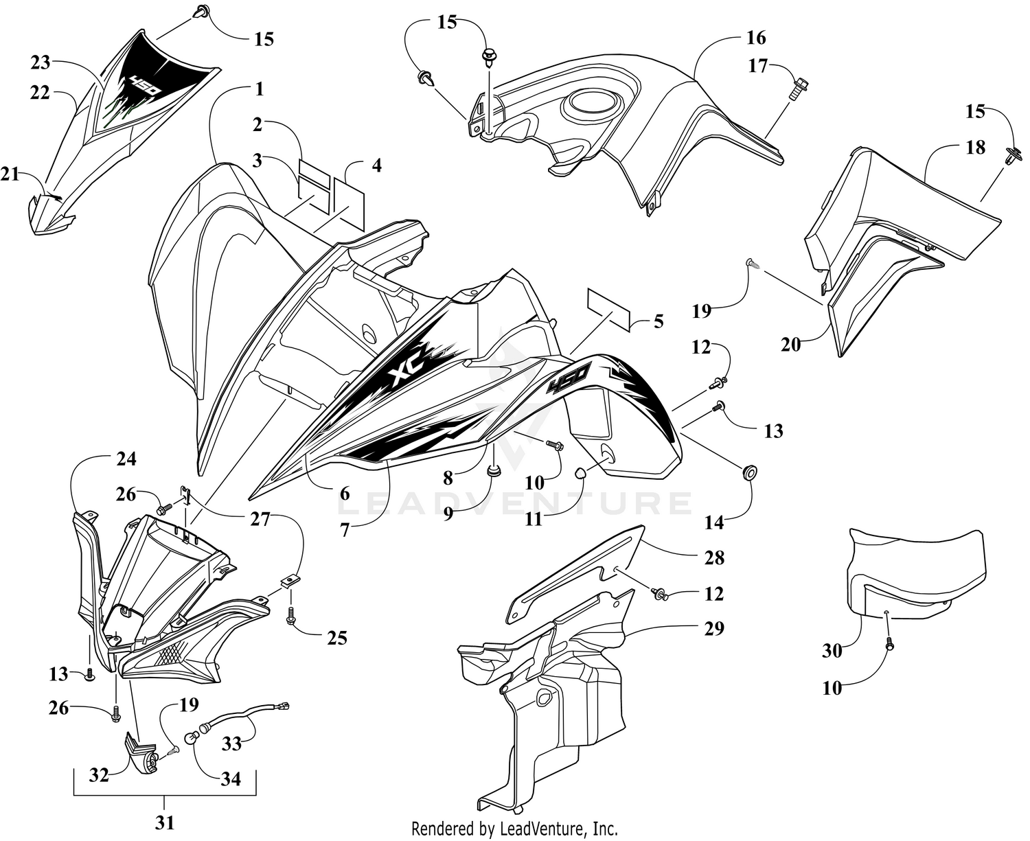 FRONT BODY ASSEMBLY [302044]