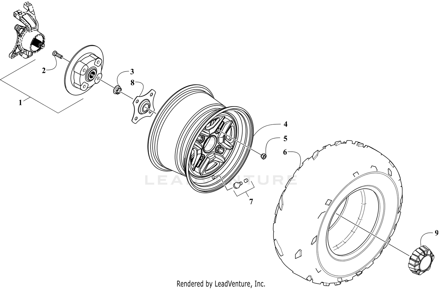 WHEEL AND TIRE ASSEMBLY [304478]
