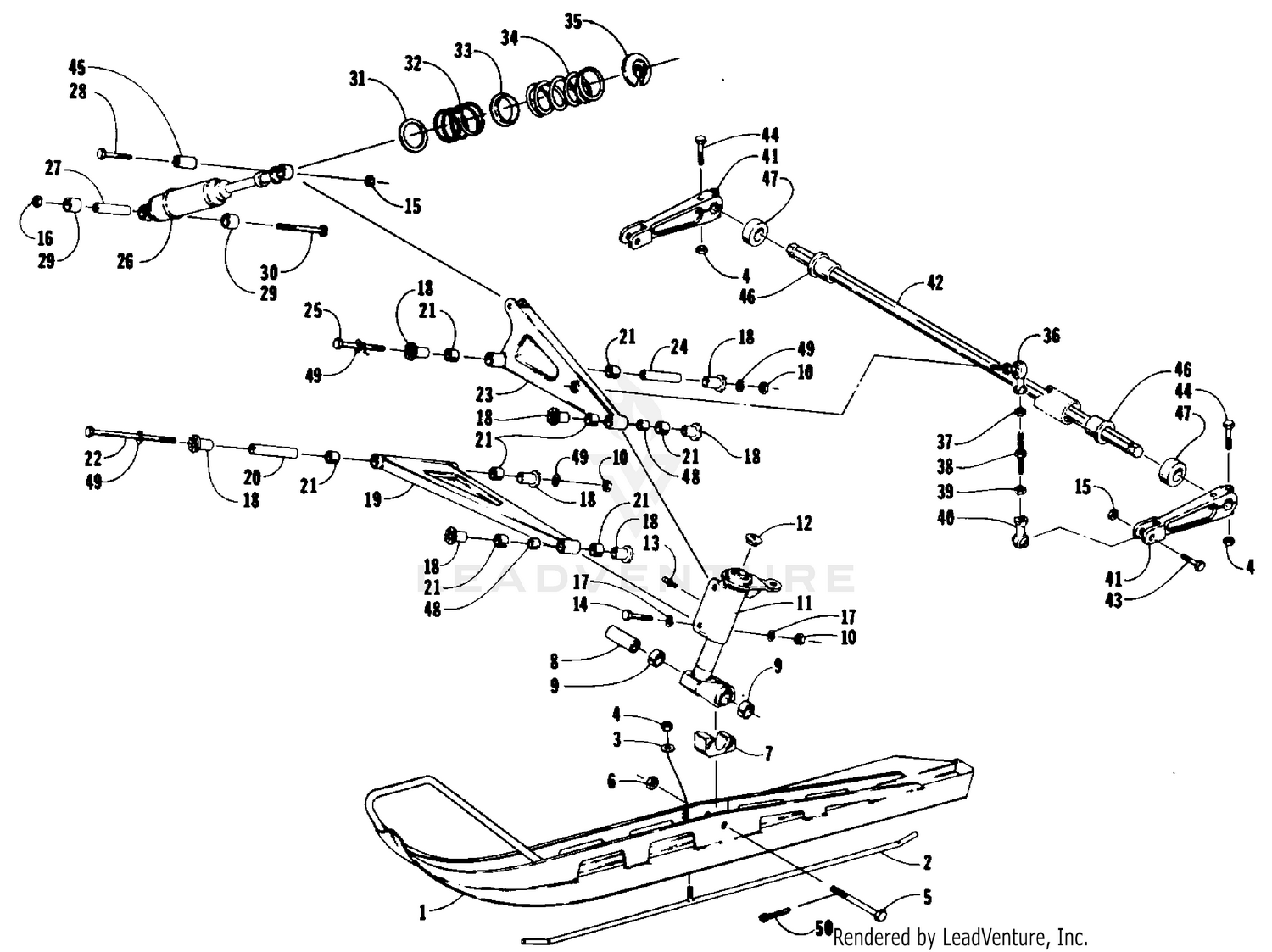 SKI AND FRONT SUSPENSION [58024]