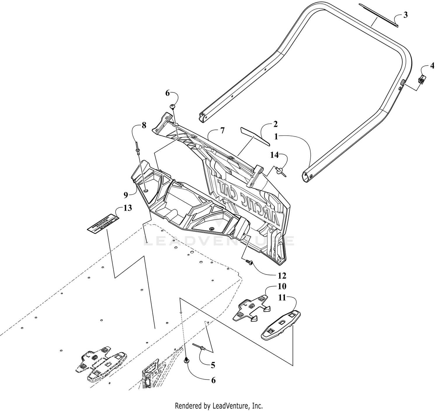 REAR BUMPER [110579]