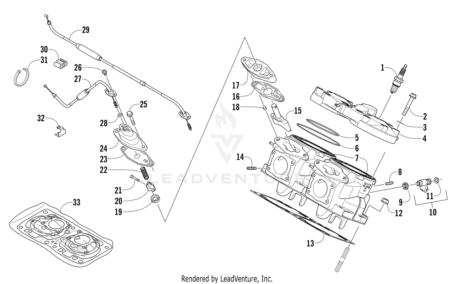 CYLINDER AND HEAD ASSEMBLY [106211]