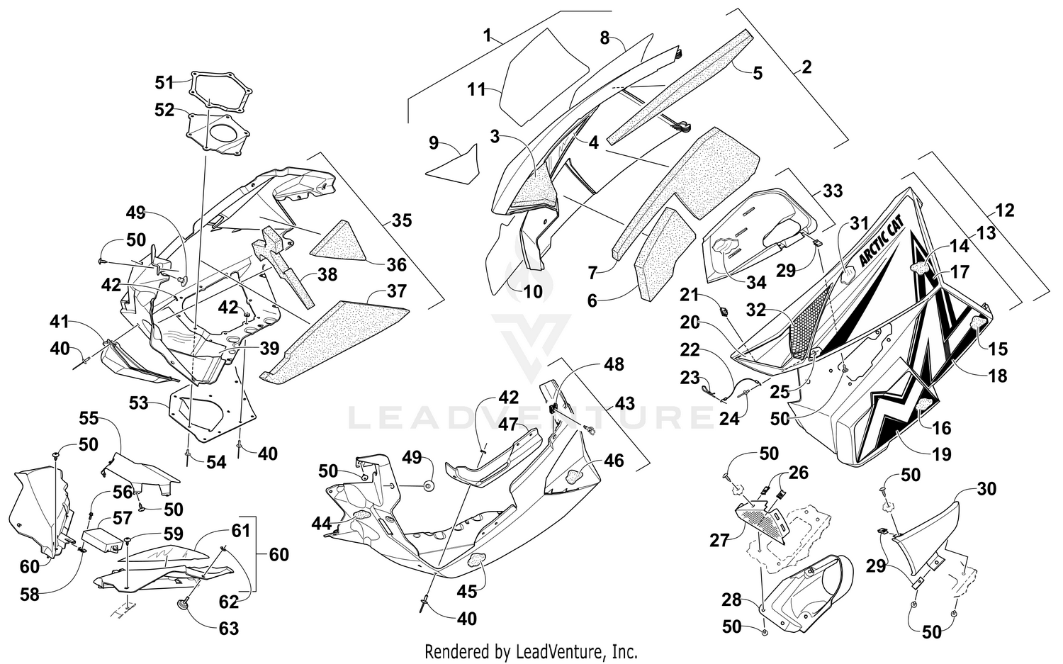 SKID PLATE AND SIDE PANEL ASSEMBLY [102995]
