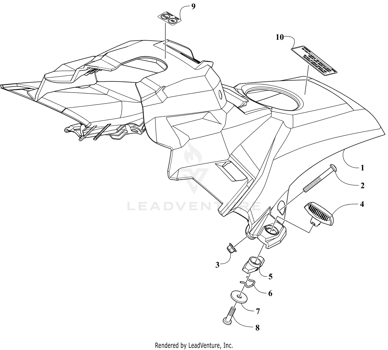 CONSOLE ASSEMBLY [110593]