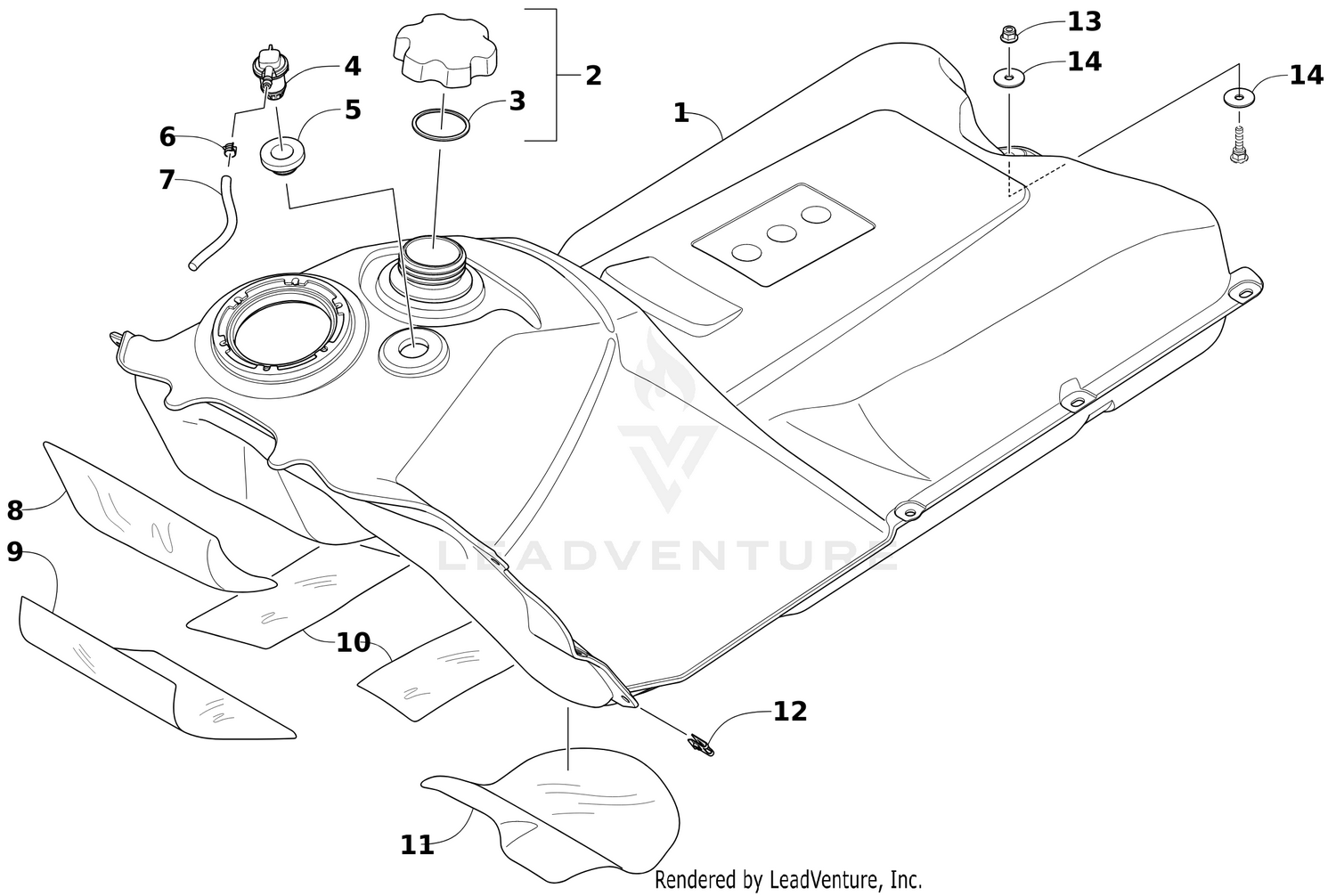 GAS TANK ASSEMBLY [106166]