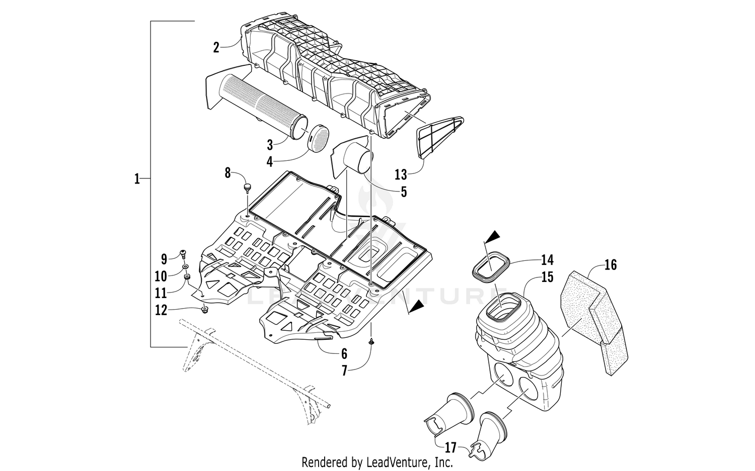 AIR SILENCER ASSEMBLY [105470]