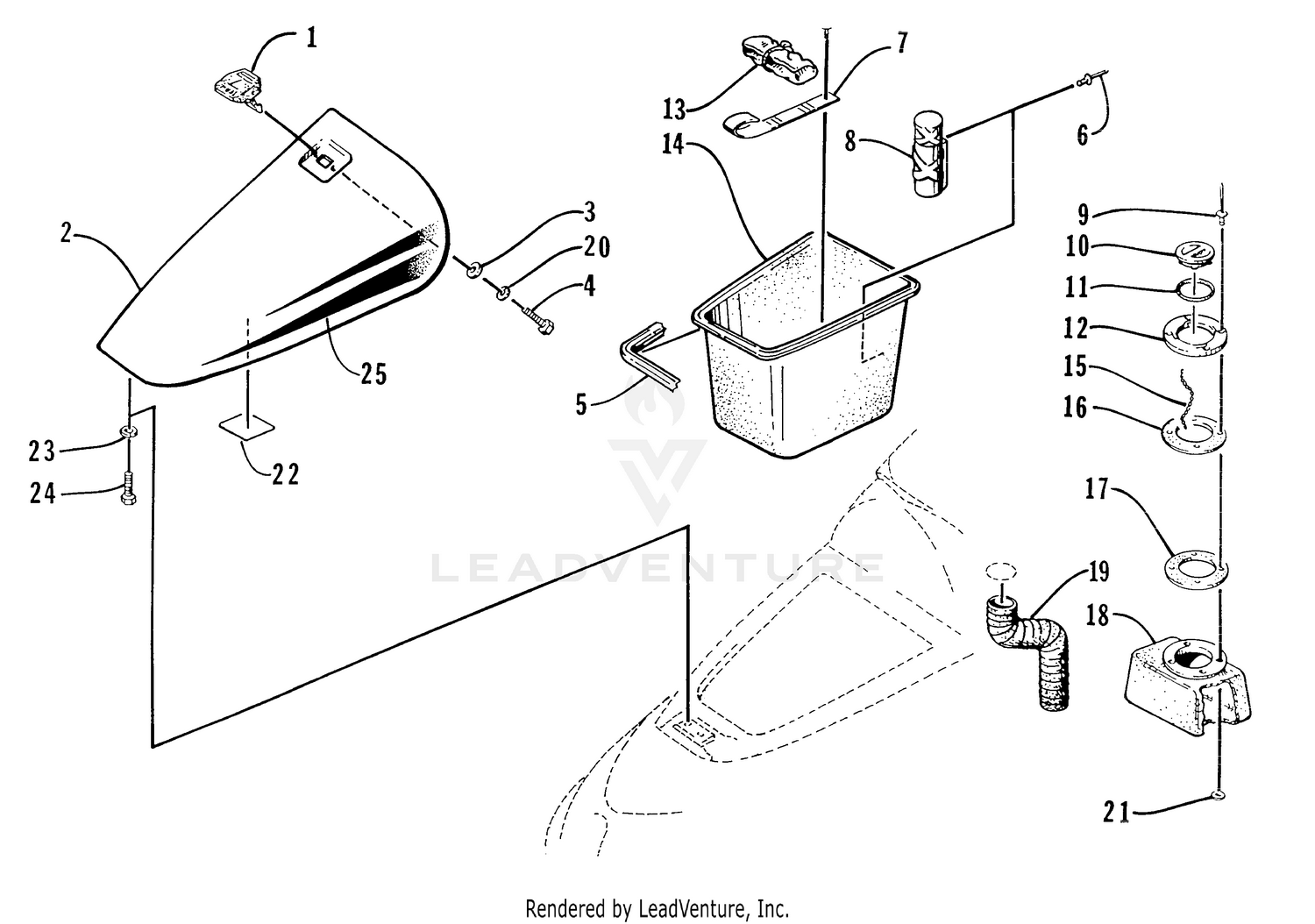 HATCH COVER AND STORAGE TRAY [73206]