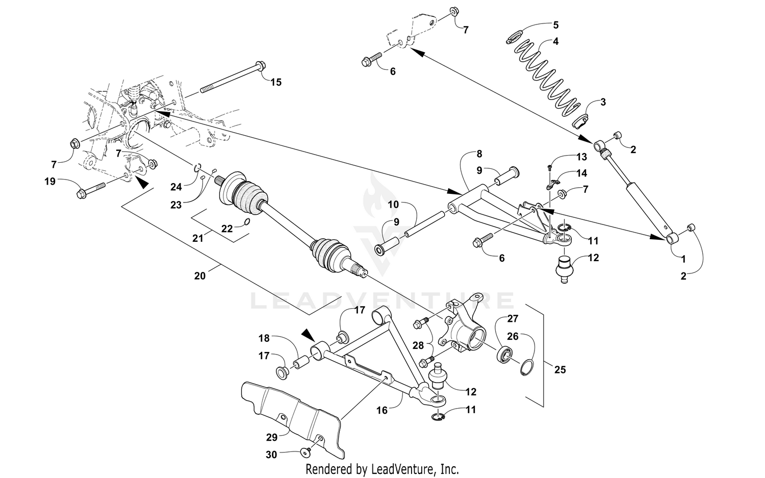 FRONT SUSPENSION ASSEMBLY [301189]