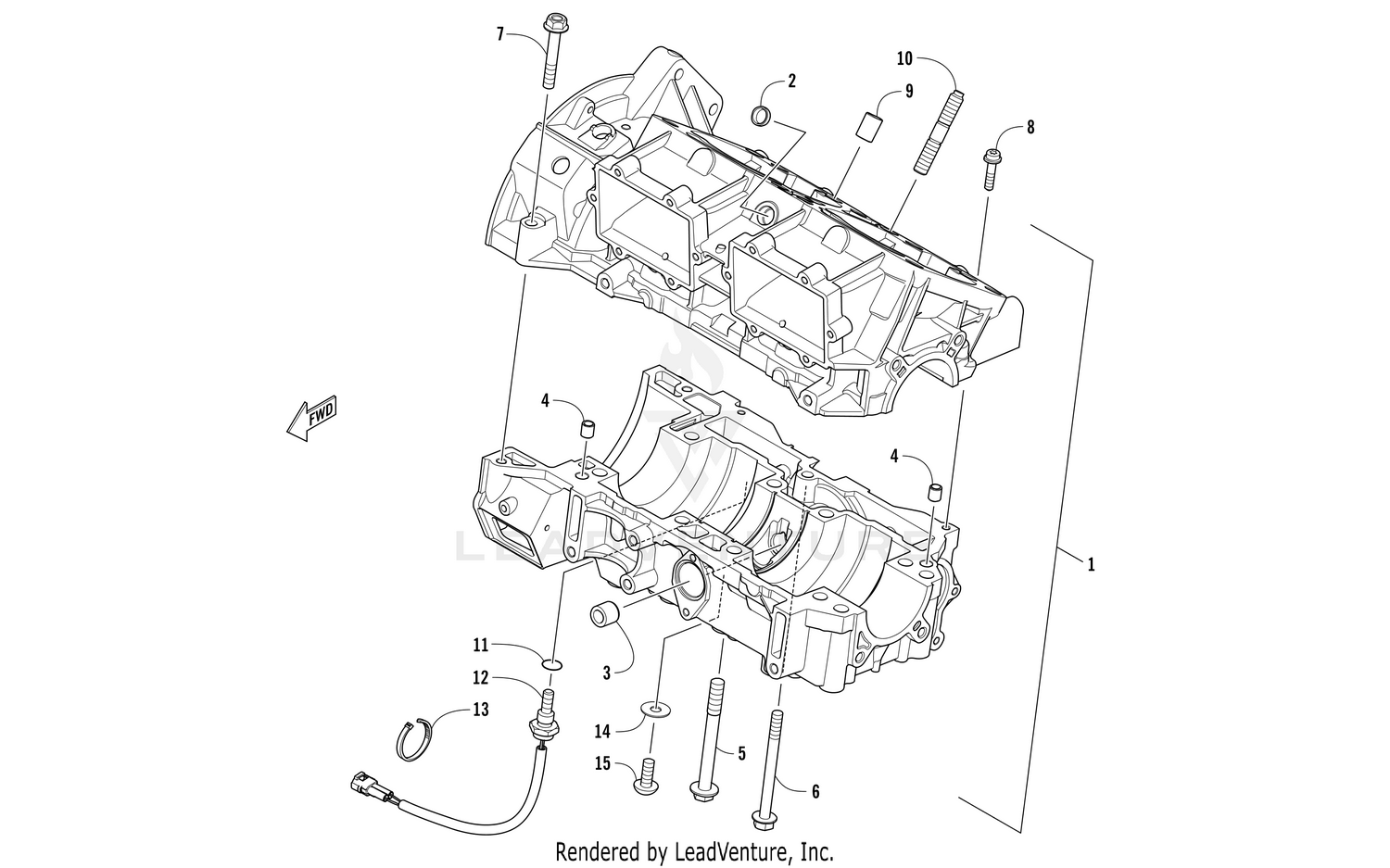 CRANKCASE ASSEMBLY [106256]