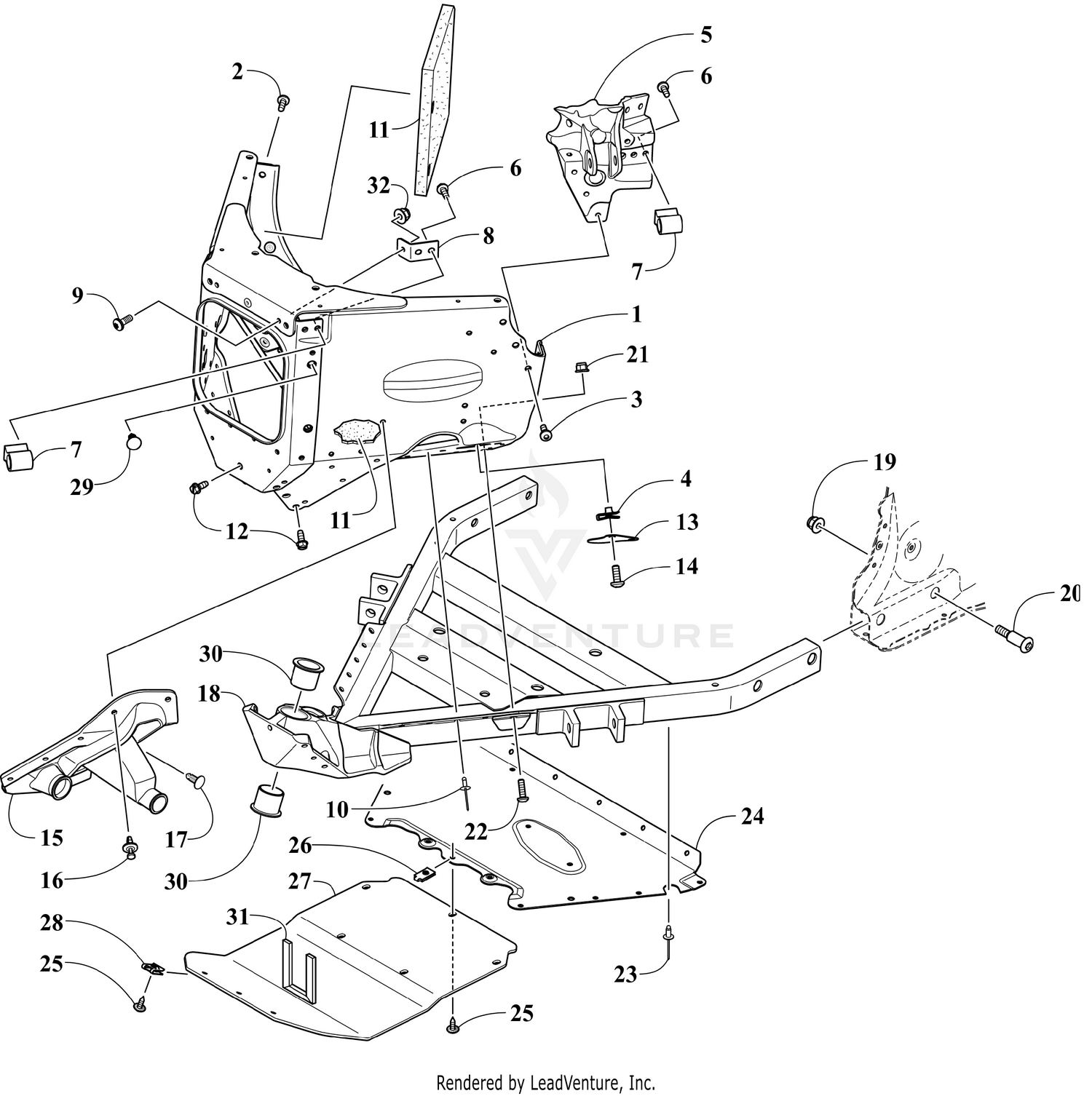 FRONT FRAME ASSEMBLY [108976]