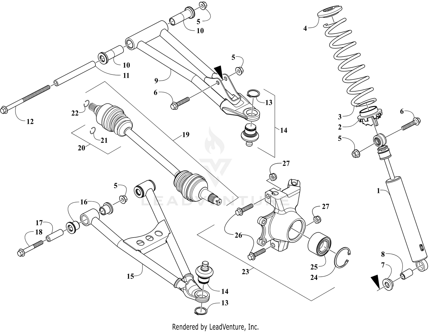 FRONT SUSPENSION ASSEMBLY [304467]