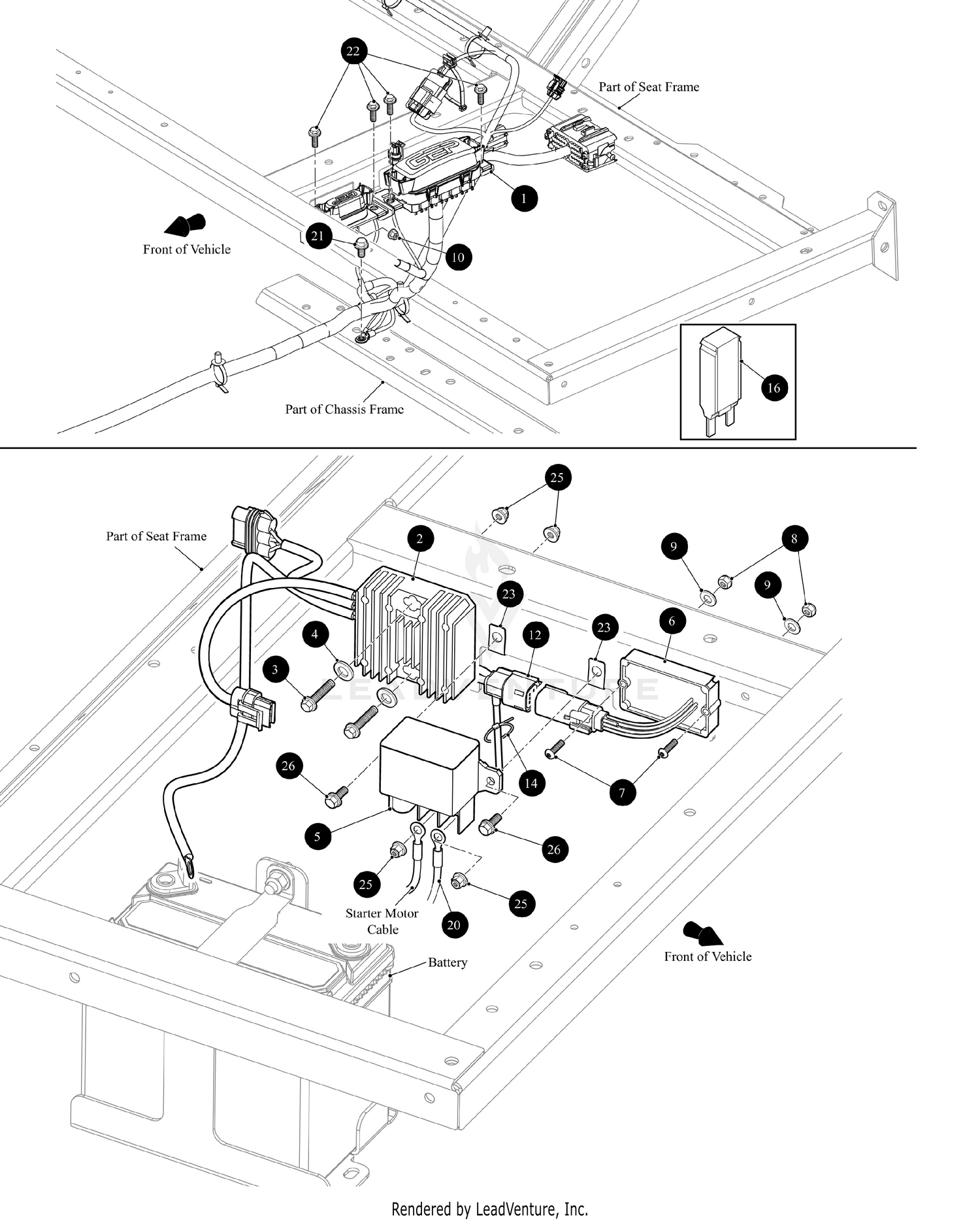 MAIN HARNESS REAR [302533]