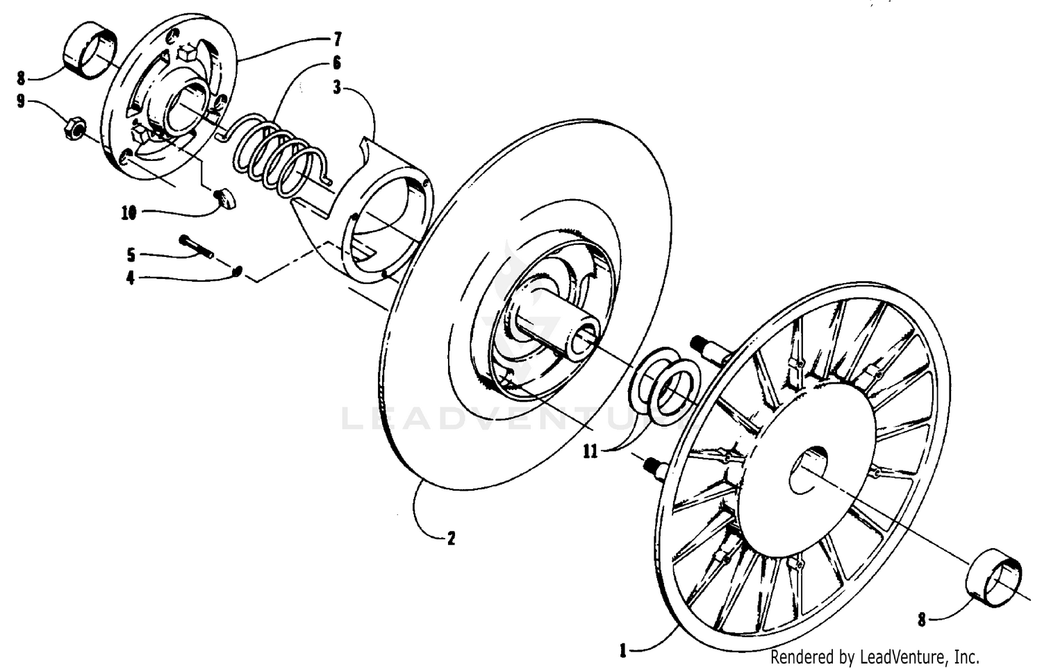 DRIVEN CLUTCH [58112]