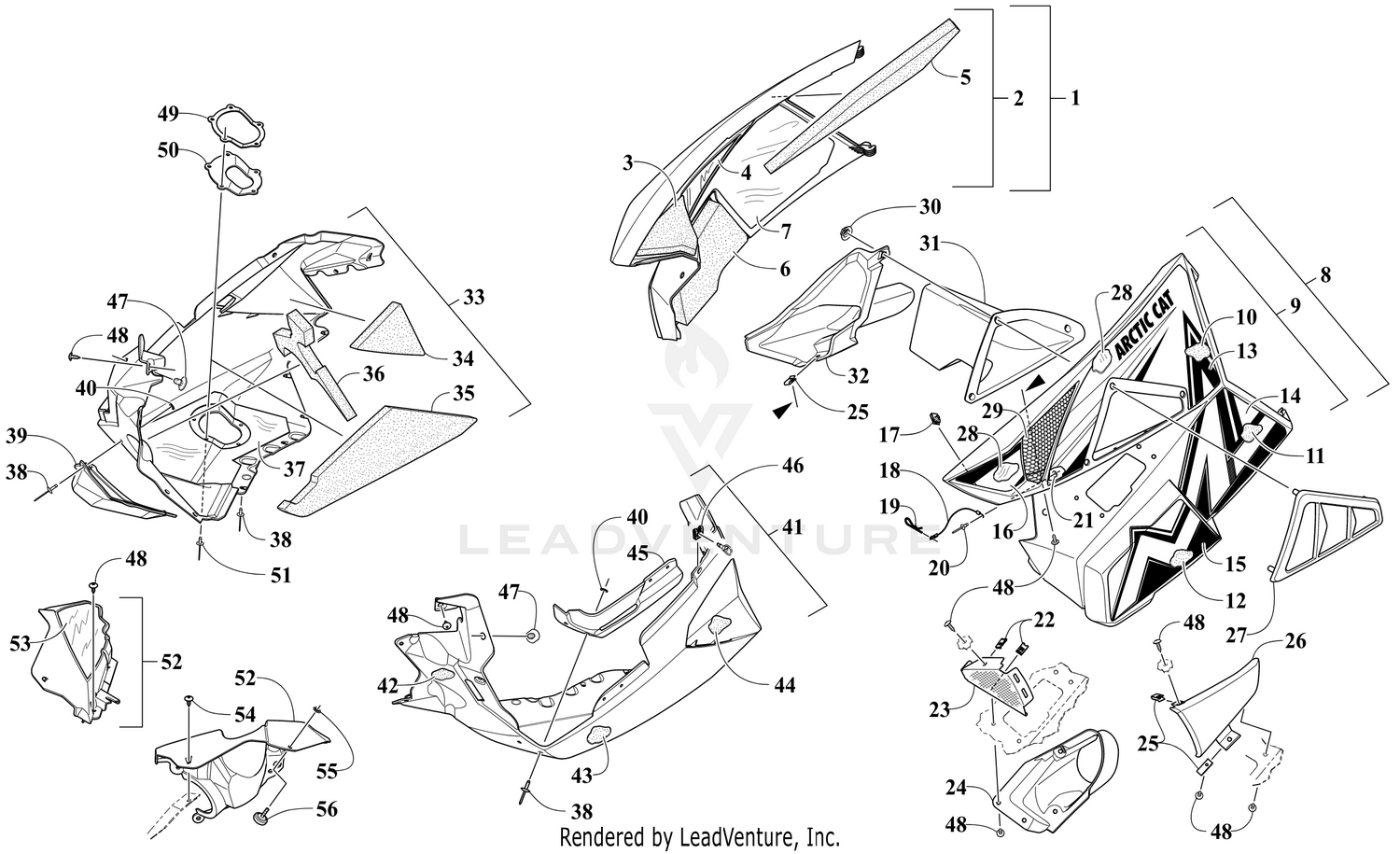 SKID PLATE AND SIDE PANEL ASSEMBLY [106180]
